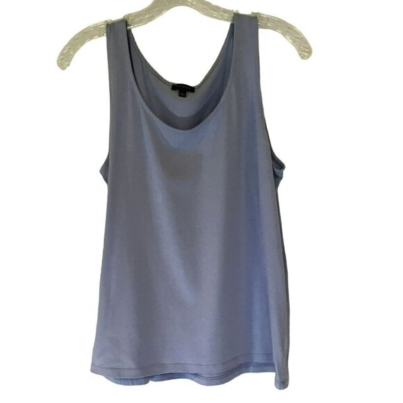 Talbots Stretch Tank Top in Soft Blue Women's Size Large Career All Seasons - Picture 1 of 6